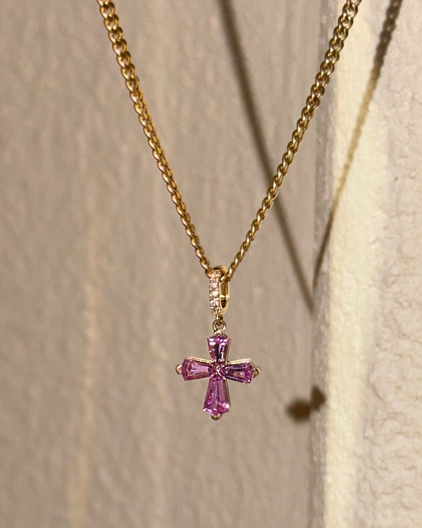 Cross Cut Diamond Pendant - SIA Jewelry