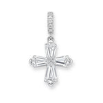 Cross Cut Diamond Pendant - SIA Jewelry