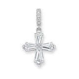 Cross Cut Diamond Pendant - SIA Jewelry
