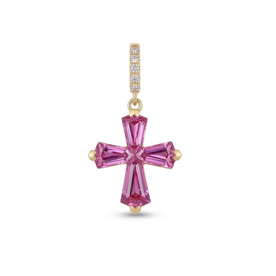 Cross Cut Diamond Pendant - SIA Jewelry