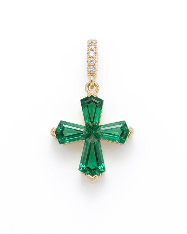 Cross Cut Diamond Pendant - SIA Jewelry