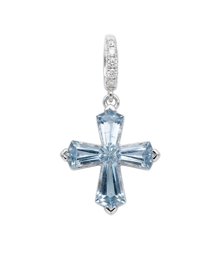 Cross Cut Diamond Pendant - SIA Jewelry