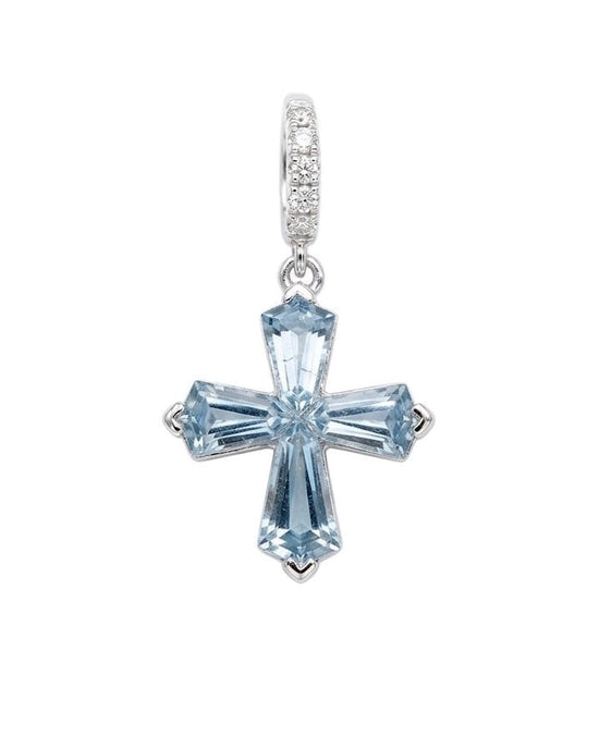 Cross Cut Diamond Pendant - SIA Jewelry