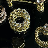 Diamond Cuban Chain Ring - SIA Jewelry