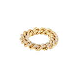 Diamond Cuban Chain Ring - SIA Jewelry