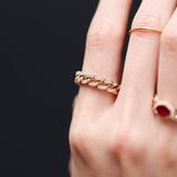 Diamond Cuban Chain Ring - SIA Jewelry
