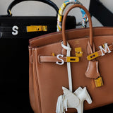 Diamond Initial Bag Charm - SIA Jewelry