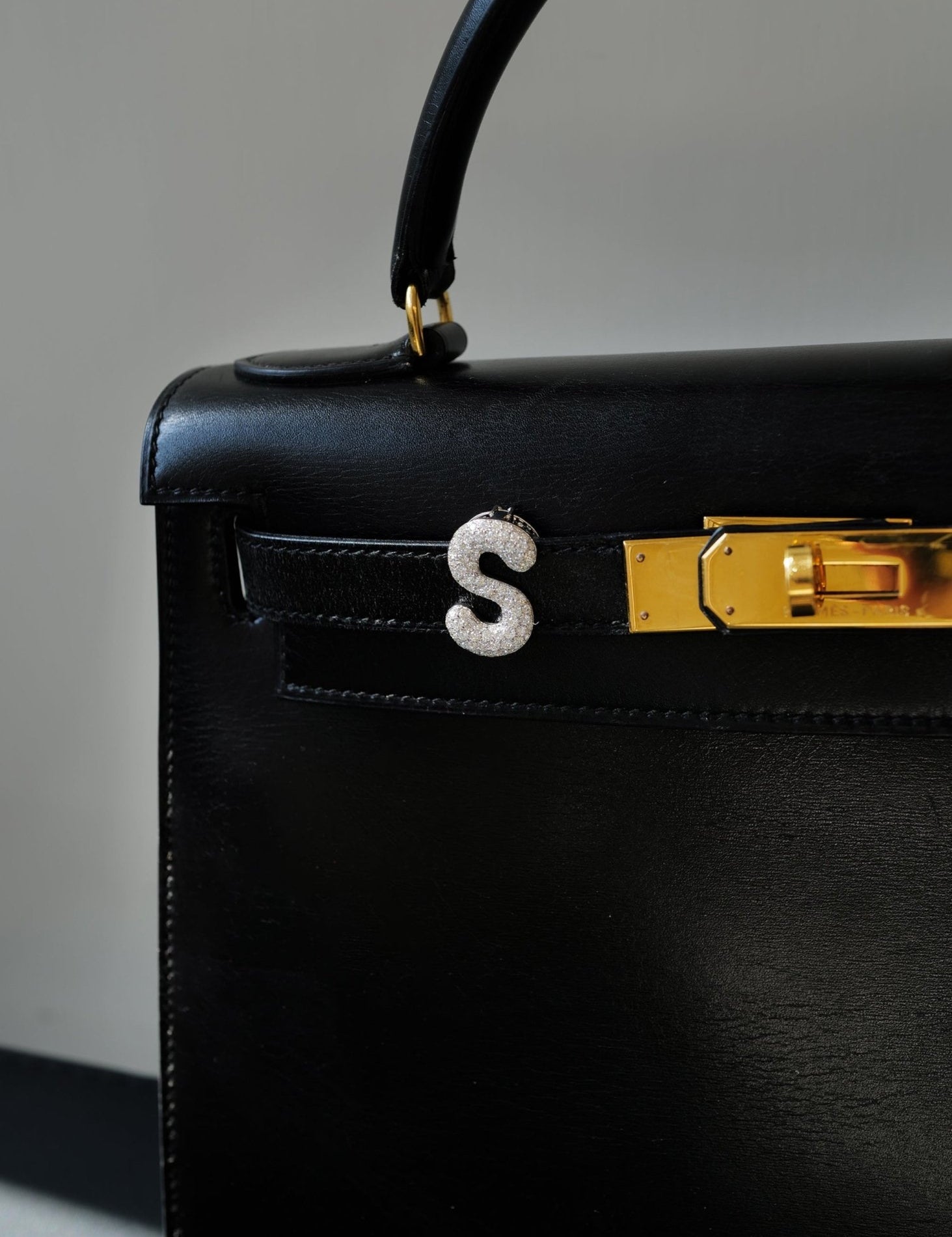Diamond Initial Bag Charm - SIA Jewelry