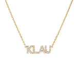 Diamond Nameplate Chain Necklace - SIA Jewelry