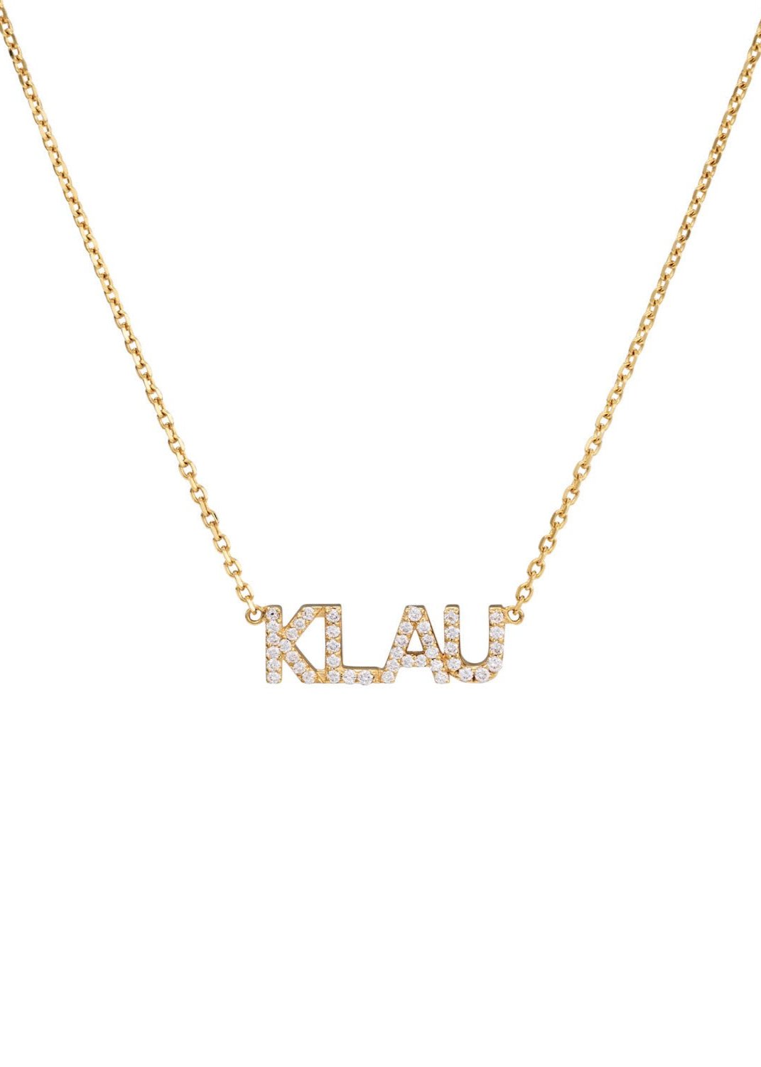 Diamond Nameplate Chain Necklace - SIA Jewelry
