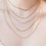 Diamond Nameplate Chain Necklace - SIA Jewelry