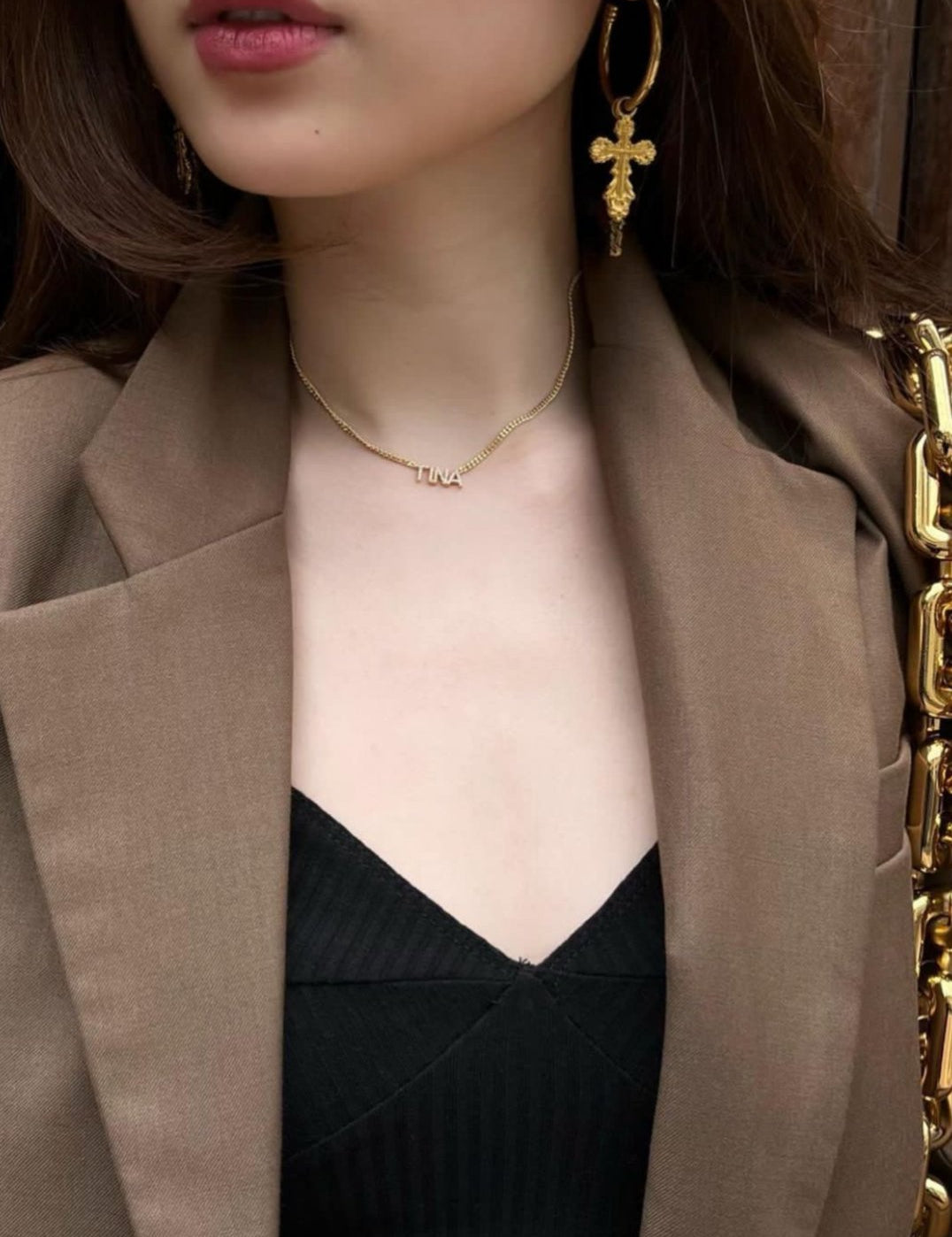 Diamond Nameplate Chain Necklace - SIA Jewelry