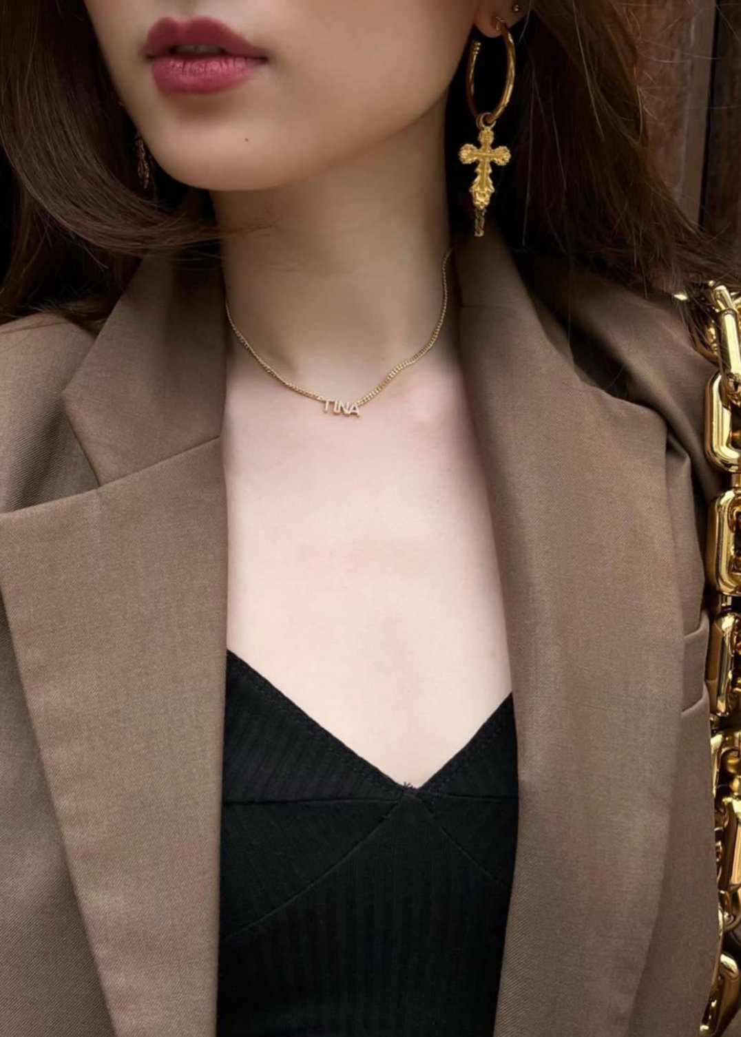 Diamond Nameplate Chain Necklace - SIA Jewelry