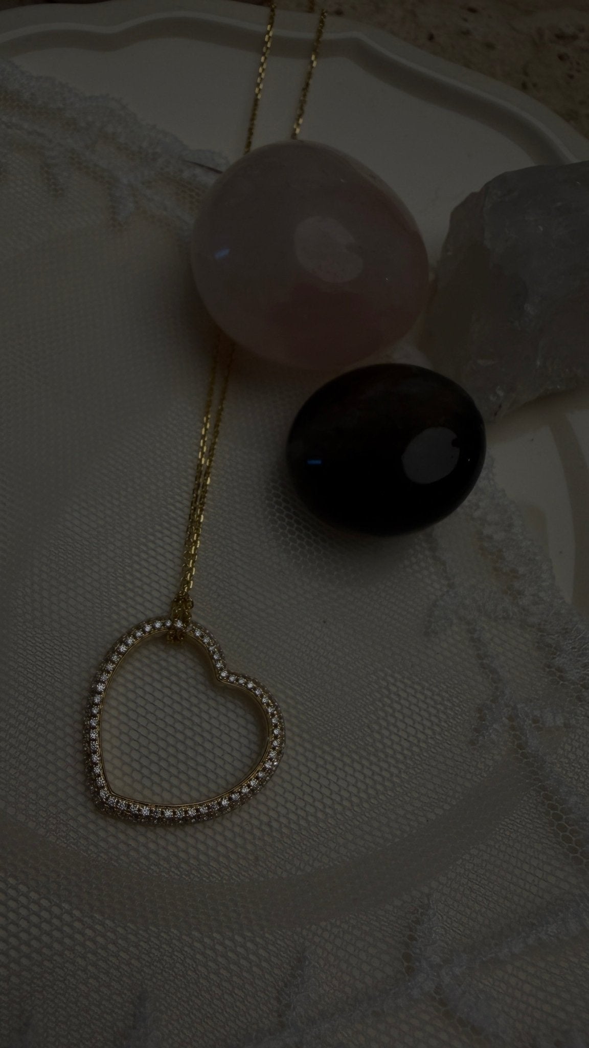 Elara Pavé Heart Ring - SIA Jewelry