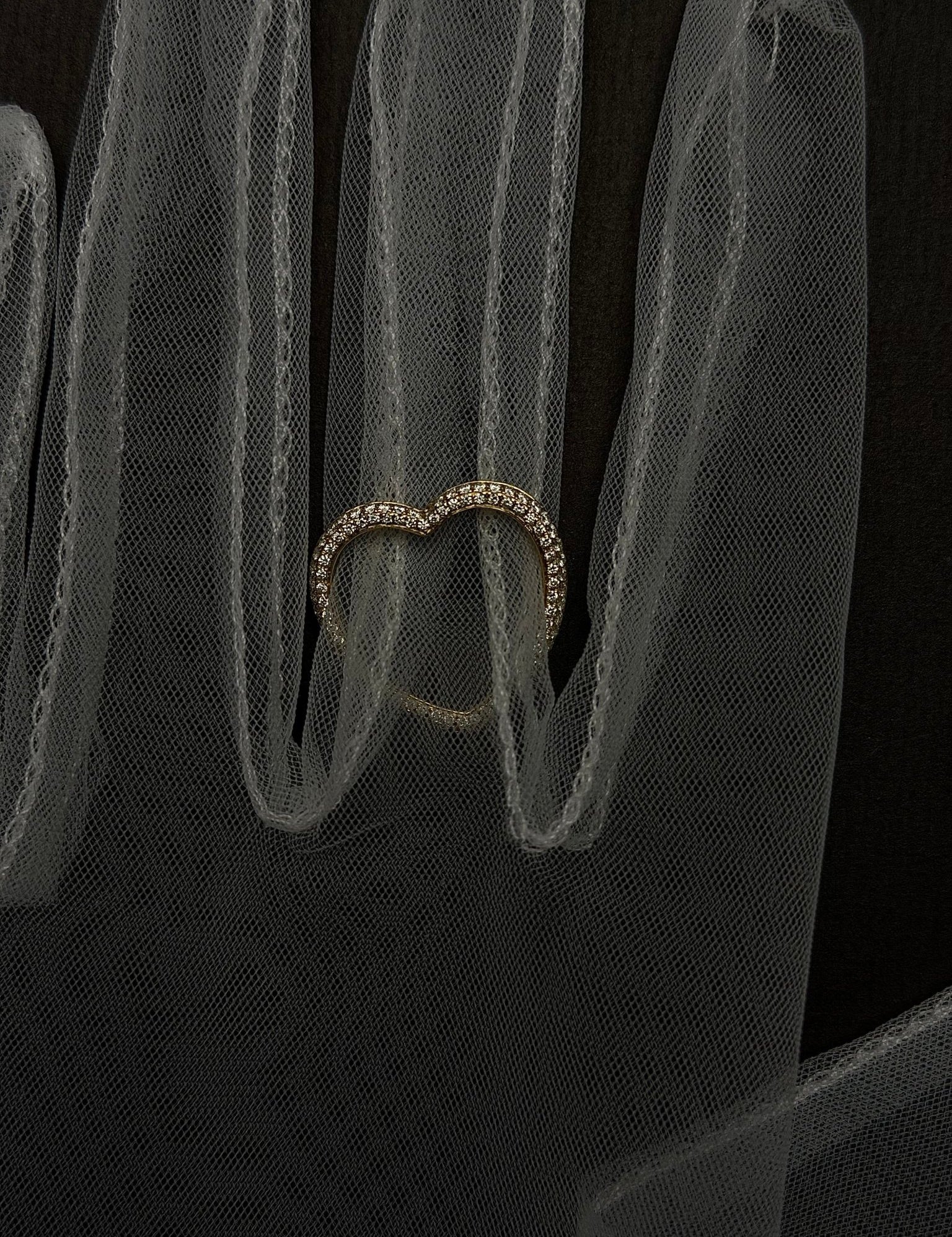 Elara Pavé Heart Ring - SIA Jewelry