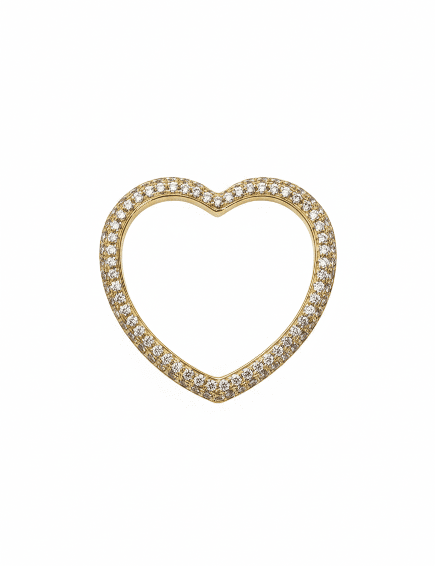 Elara Pavé Heart Ring - SIA Jewelry