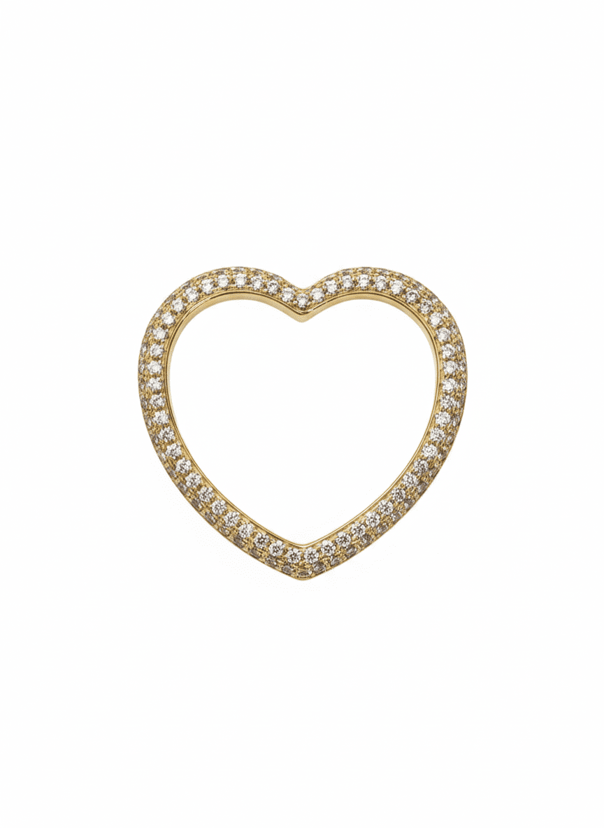 Elara Pavé Heart Ring - SIA Jewelry