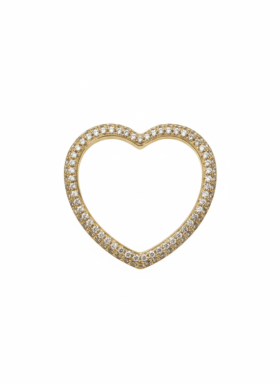 Elara Pavé Heart Ring - SIA Jewelry