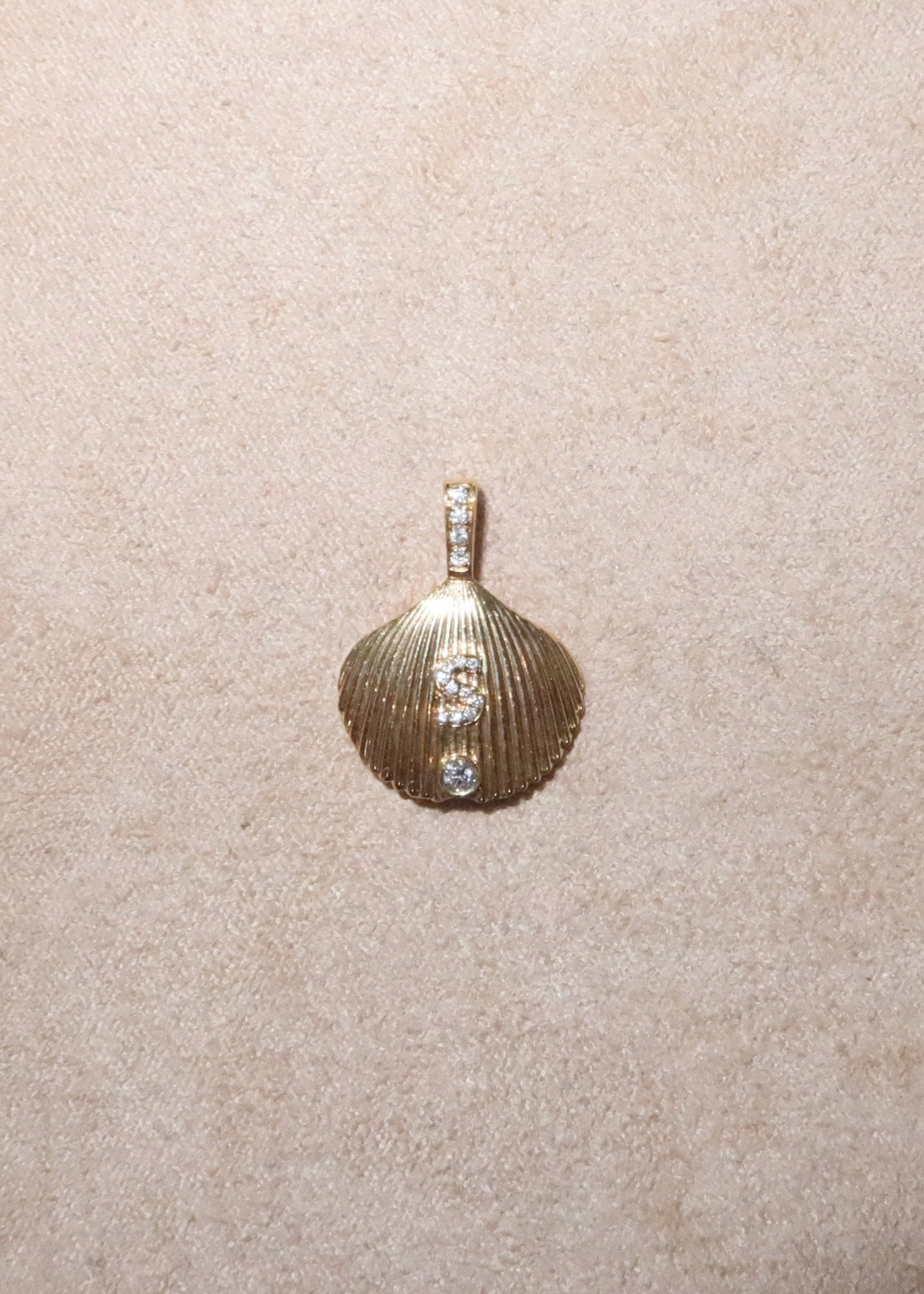 Elysian Shell Diamond Pendant - SIA Jewelry
