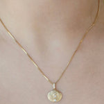 Elysian Shell Diamond Pendant - SIA Jewelry
