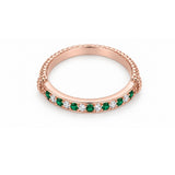 Forma Emerald Wrap Band Ring