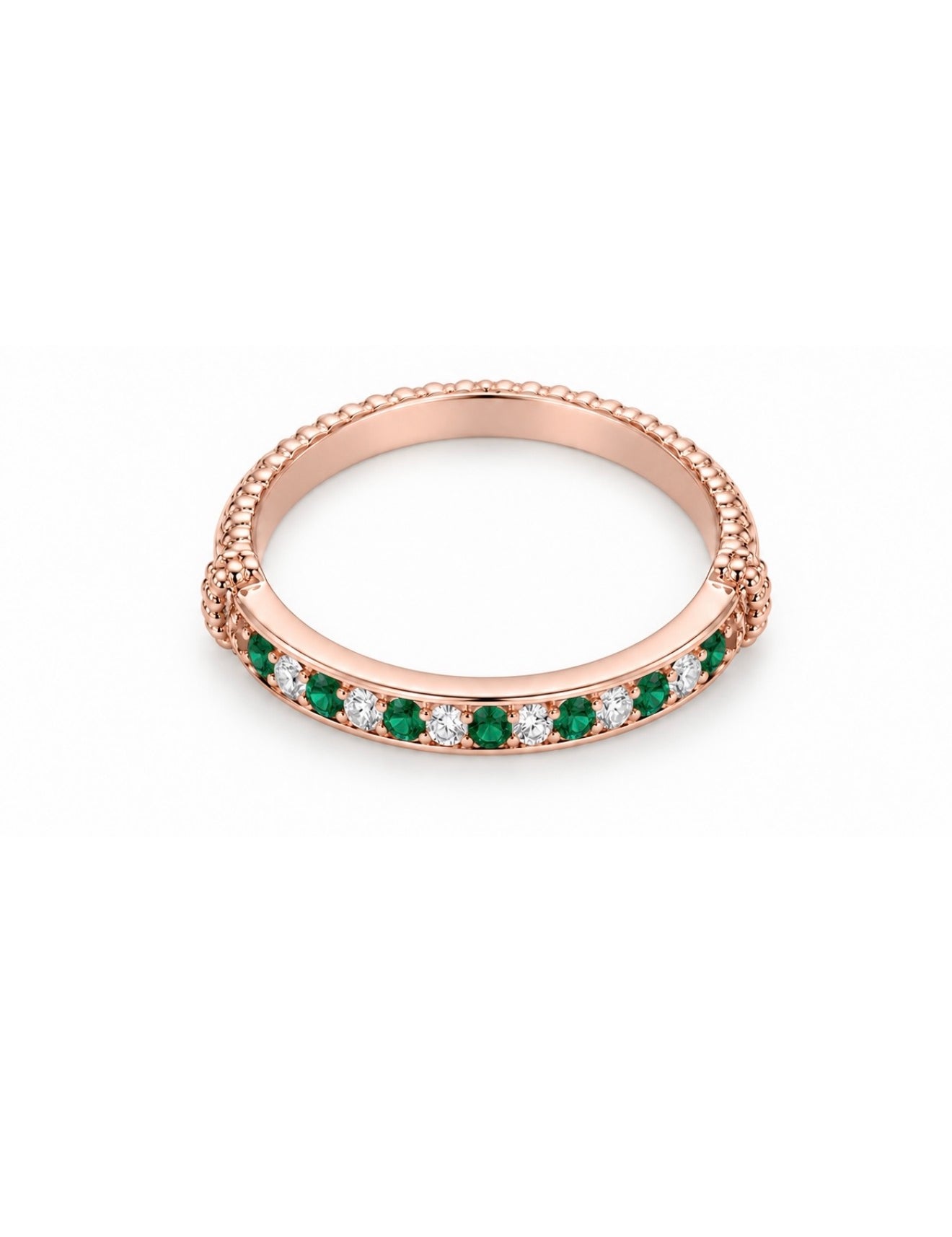 Forma Emerald Wrap Band Ring