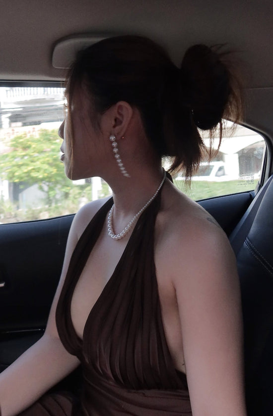 Essence Pearl Diamond Earring - SIA Jewelry