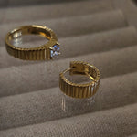 Galia Gold Hoop - SIA Jewelry