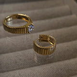 Galia Gold Hoop - SIA Jewelry