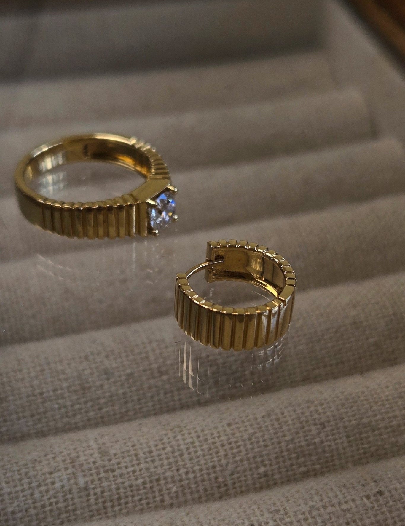 Galia Gold Hoop - SIA Jewelry