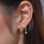 Galia Gold Hoop - SIA Jewelry