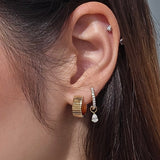 Galia Gold Hoop - SIA Jewelry