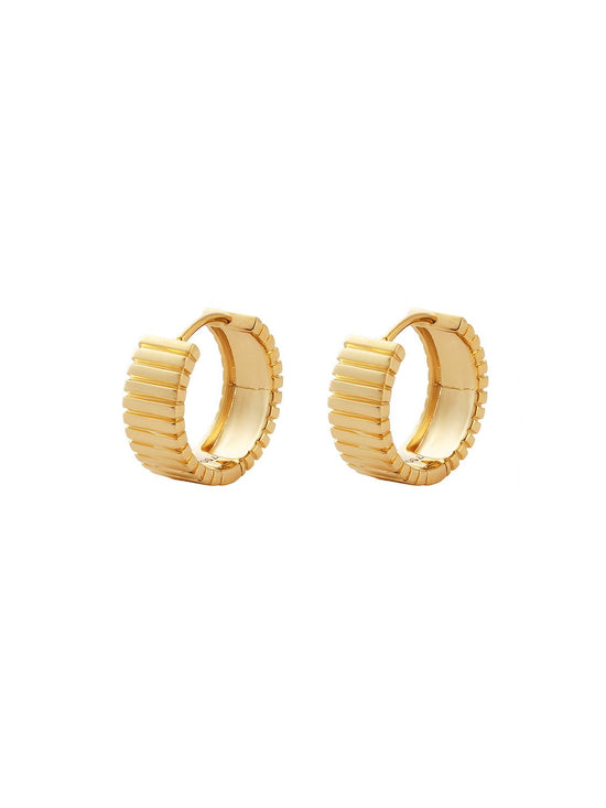 Galia Gold Hoop Earrings - SIA Jewelry