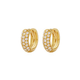 Gia Gold Diamond Huggie - SIA Jewelry
