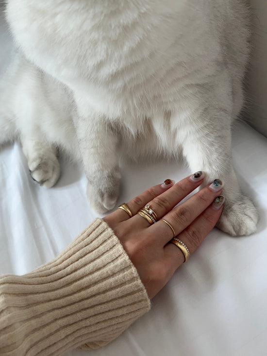 Gold Thin Tyler Ring - SIA Jewelry
