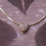 Heart Diamond Bubble Pendent - SIA Jewelry