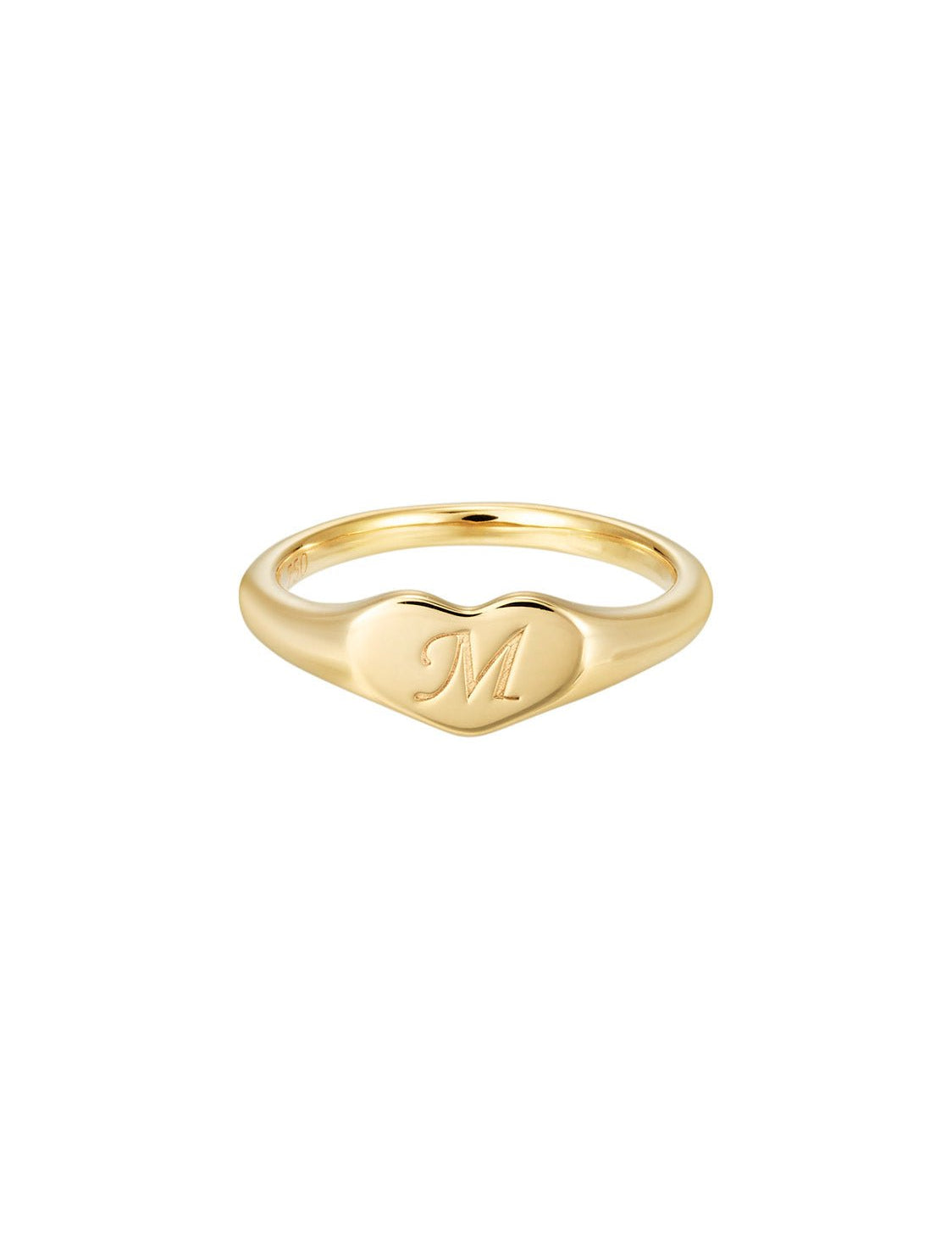 Heart Shape Signet ring - SIA Jewelry