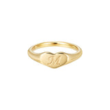 Heart Shape Signet ring - SIA Jewelry
