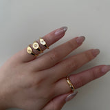 Heart Shape Signet ring - SIA Jewelry