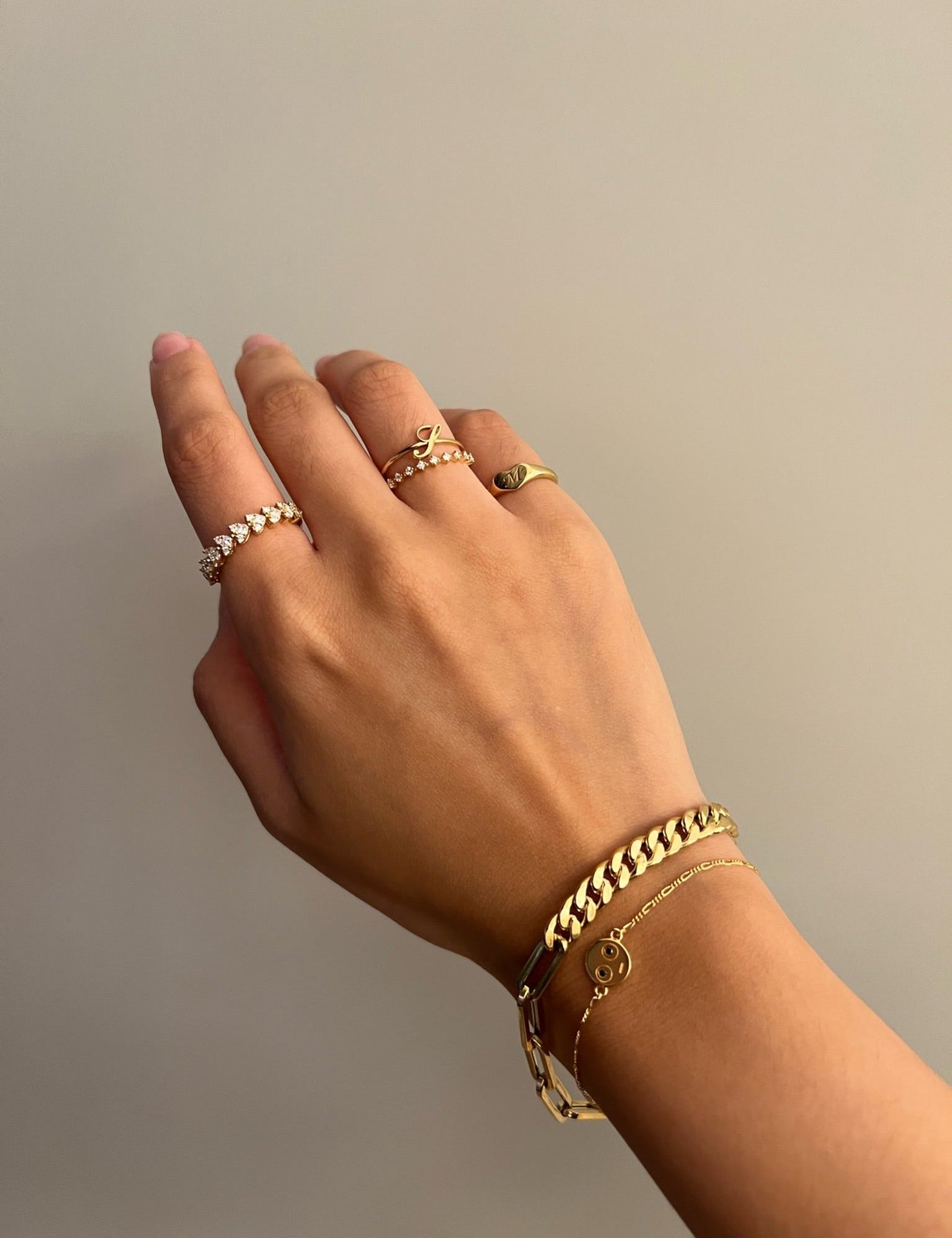 Heart Shape Signet ring - SIA Jewelry
