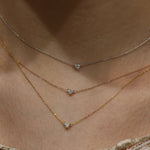 Hilda Heart Diamond Necklace - SIA Jewelry