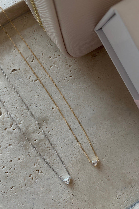 Hilda Heart Diamond Necklace - SIA Jewelry