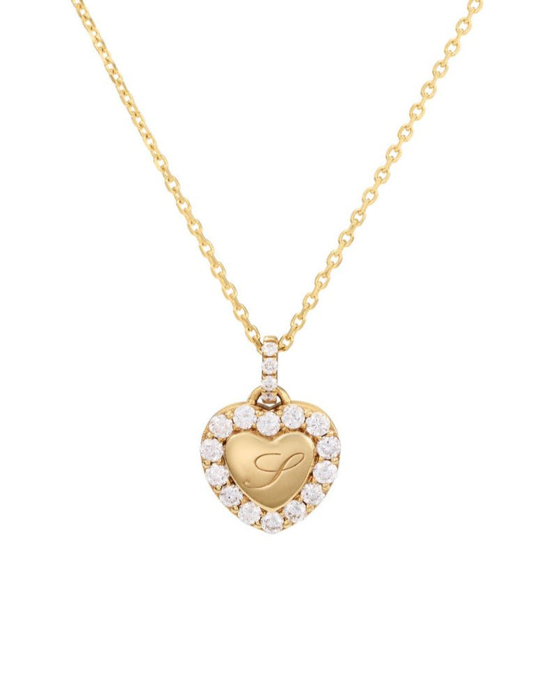 Kylie Heart Diamond Pendent - SIA Jewelry