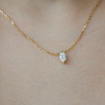 Melinda Marquise Diamond Necklace - SIA Jewelry