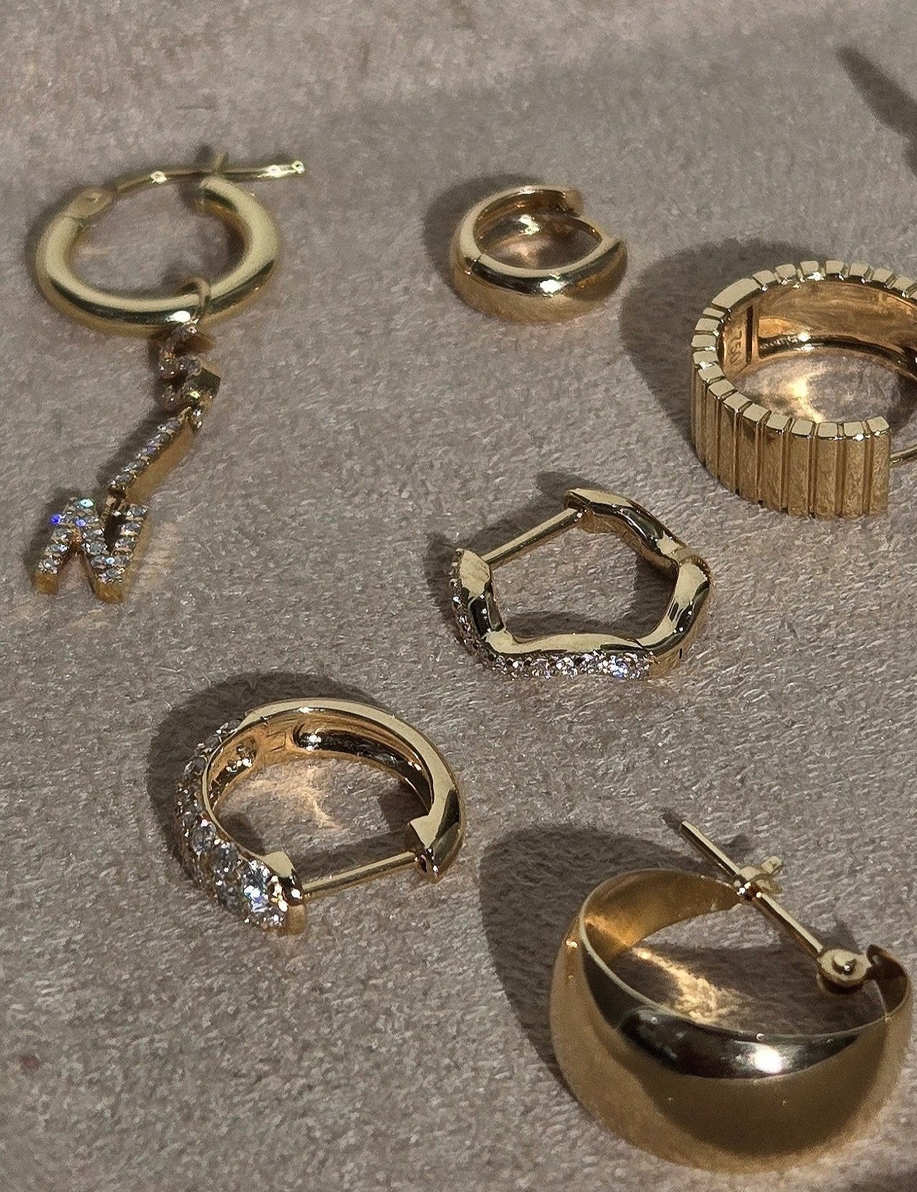 Mika Gold Huggie - SIA Jewelry