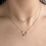 Mini Audrey Ribbon Necklace - SIA Jewelry