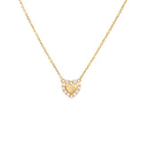 Mini Kylie Heart Diamond Necklace - SIA Jewelry