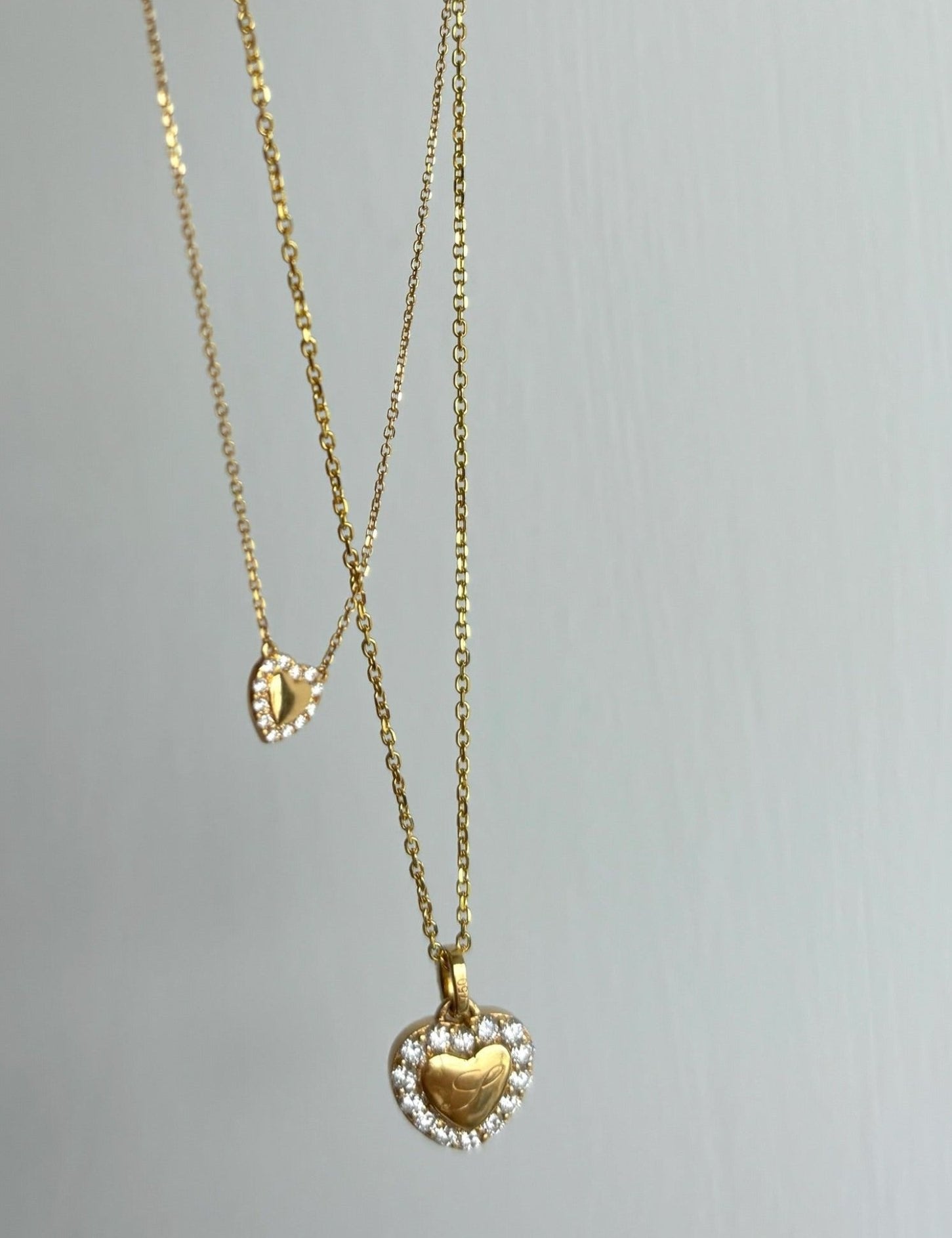 Mini Kylie Heart Diamond Necklace - SIA Jewelry