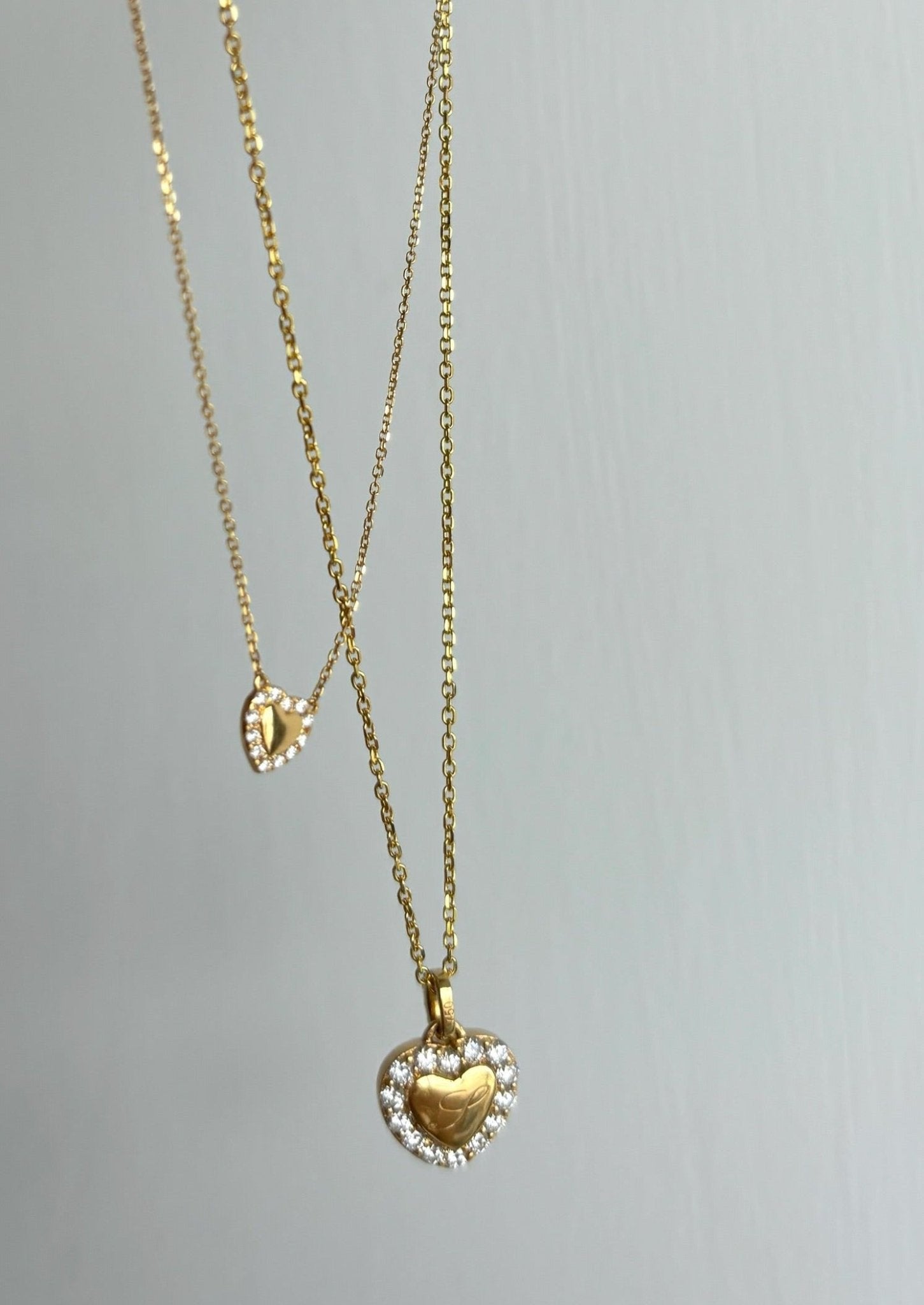 Mini Kylie Heart Diamond Necklace - SIA Jewelry