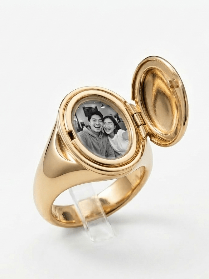 Monument Locket Signet Ring - SIA Jewelry